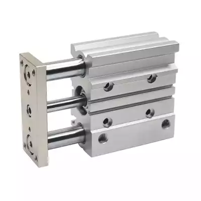 Siłownik płaski 12x50 z prowadzeniem MGPM