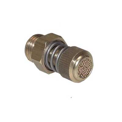 Silencer with 1/4 throttle and flow regulation