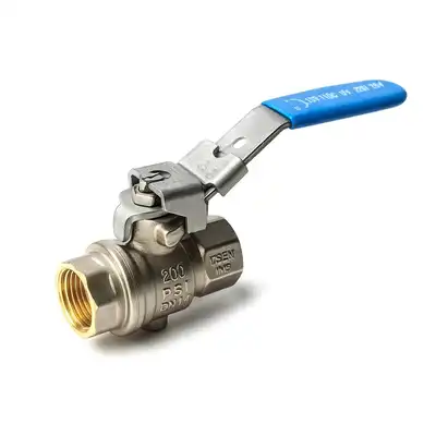 Zawór kulowy LOTO 1.1/4 z odpowietrzeniem i blokadą