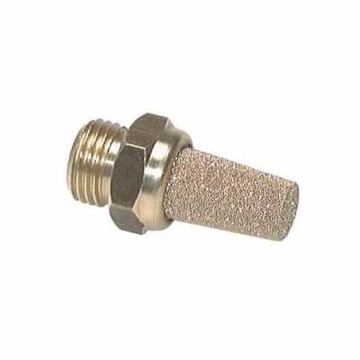 Sintered bronze silencer with 3/8 brass thread