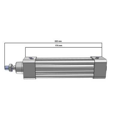 Siłownik pneumatyczny CZ 32x80 mm
