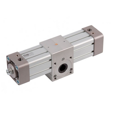 Siłownik obrotowy 63 mm z otworem 180 stopni