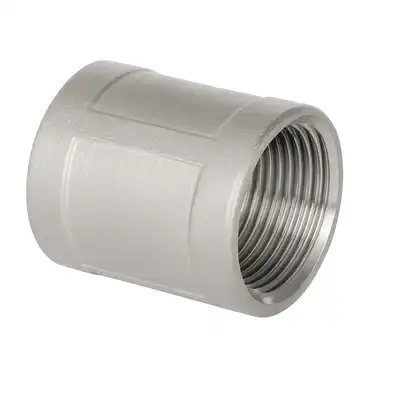 Stainless steel muff 1/8