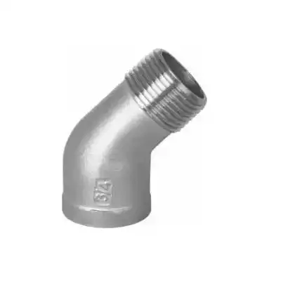 Kolanko gwintowane WZ 45° G3/8, SS316