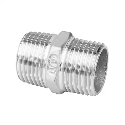 Stainless steel nipple 1/4