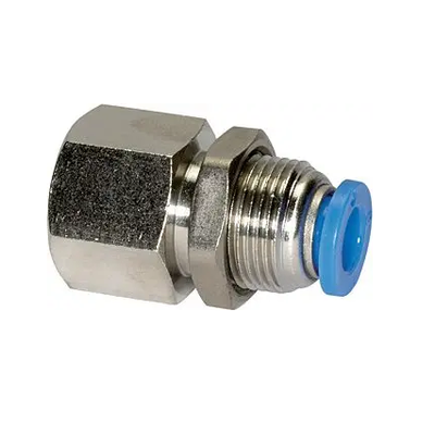 Złączka prosta grodziowa G1/4 w do węża 6 M14x1