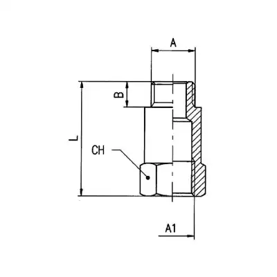 Extension 1 / 8-1 / 8 22mm